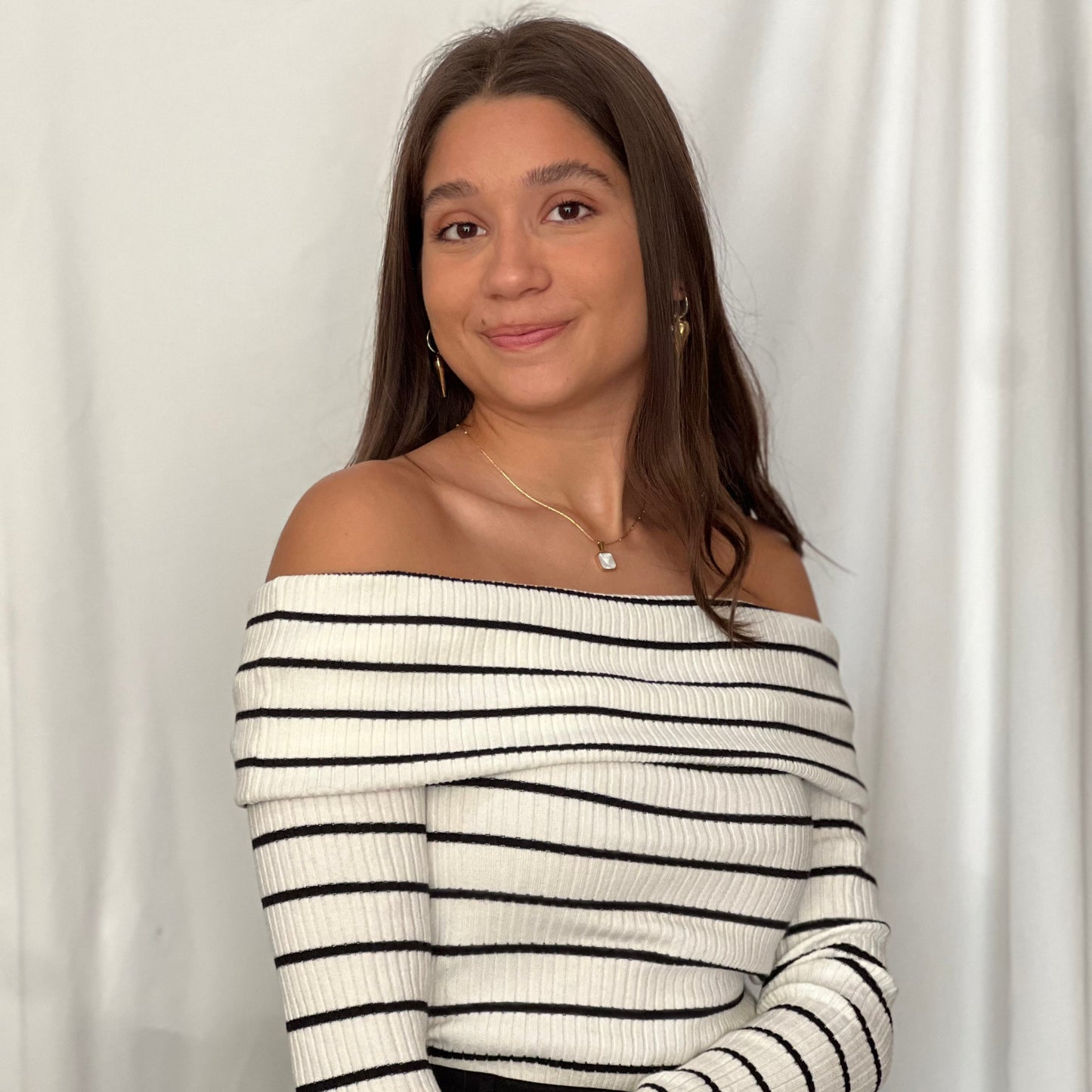 Blusa ML Rayada