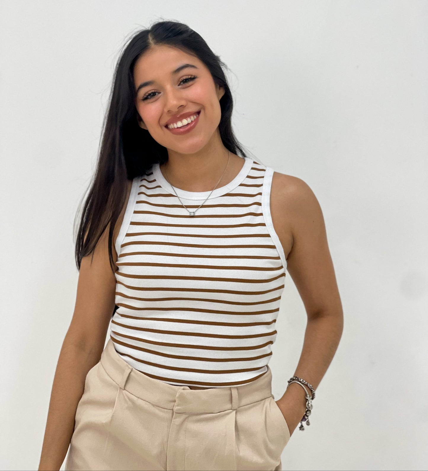 Tank Top Rayado - Punto Sole