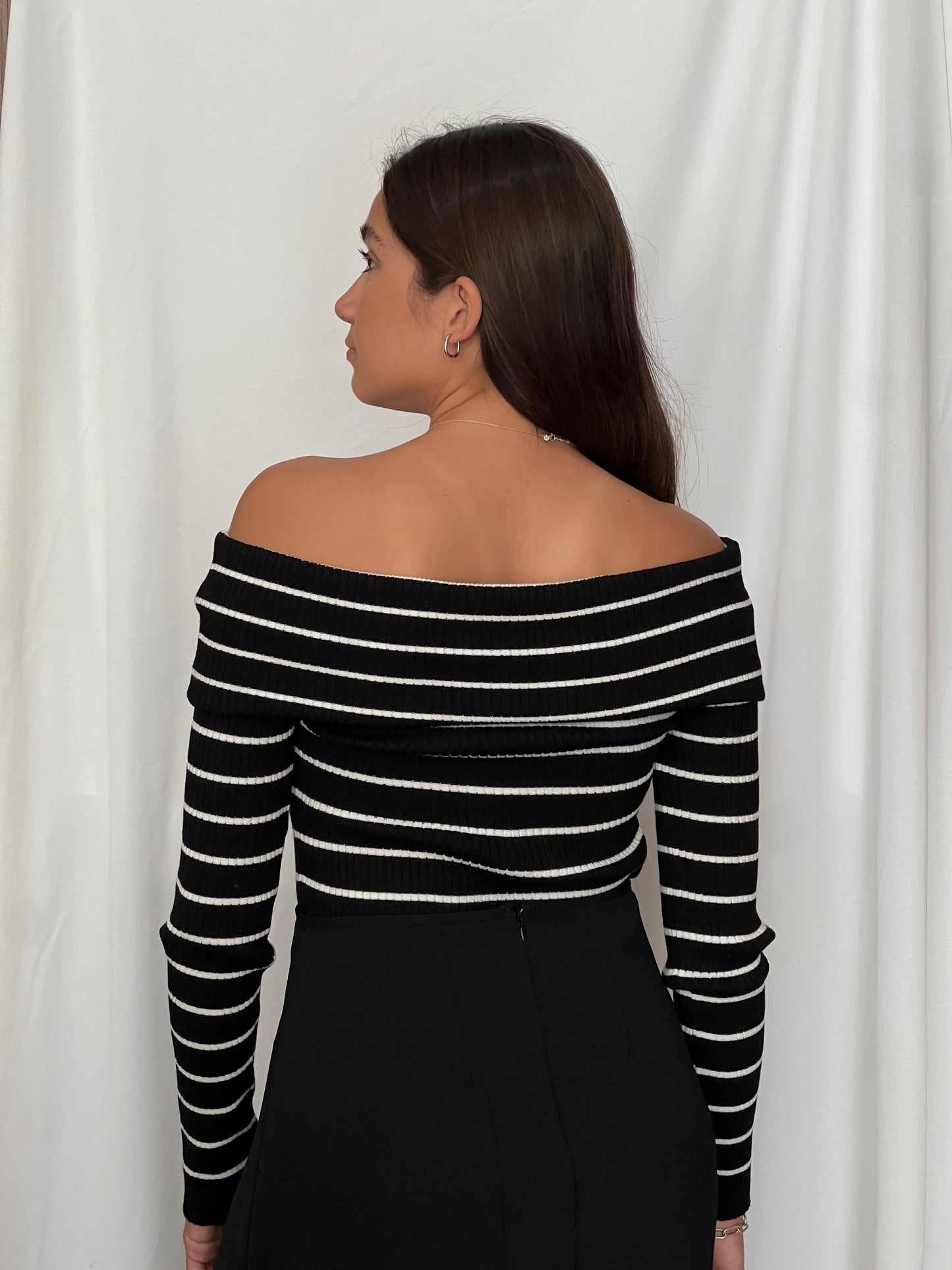 Blusa ML Rayada