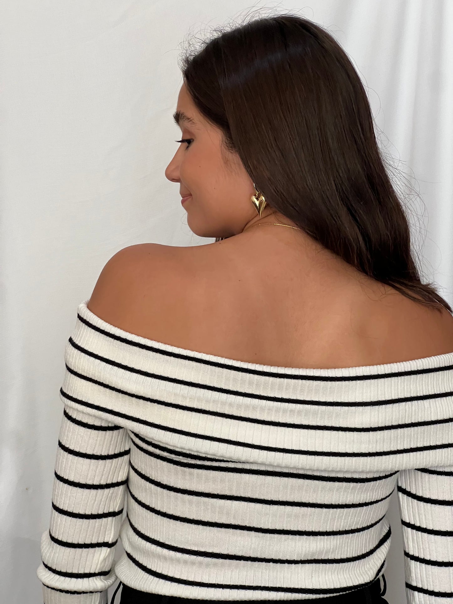 Blusa ML Rayada