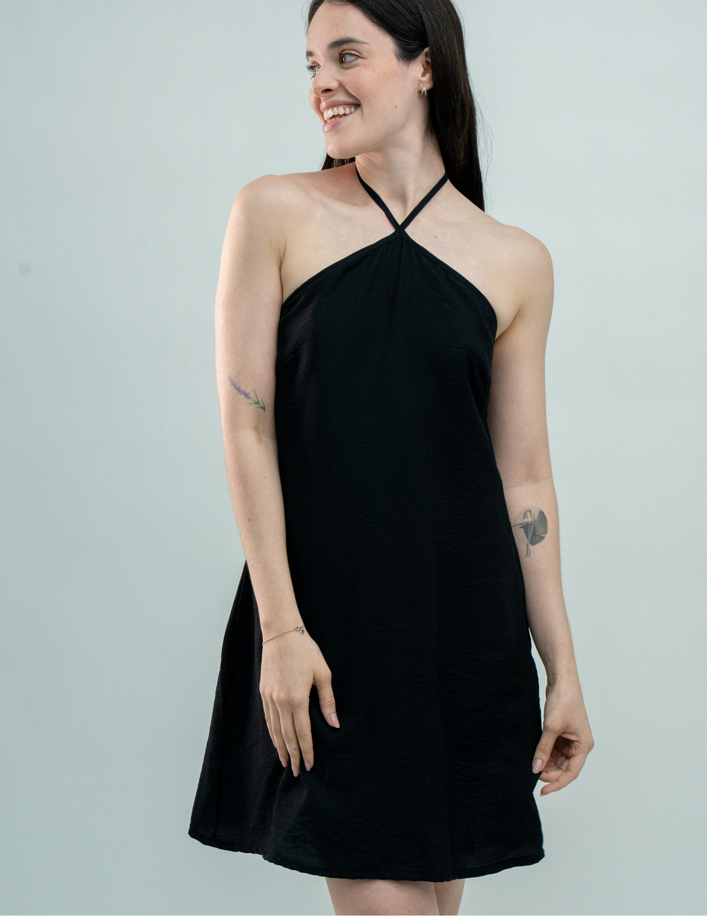 Vestido Halter Liso - Punto Sole