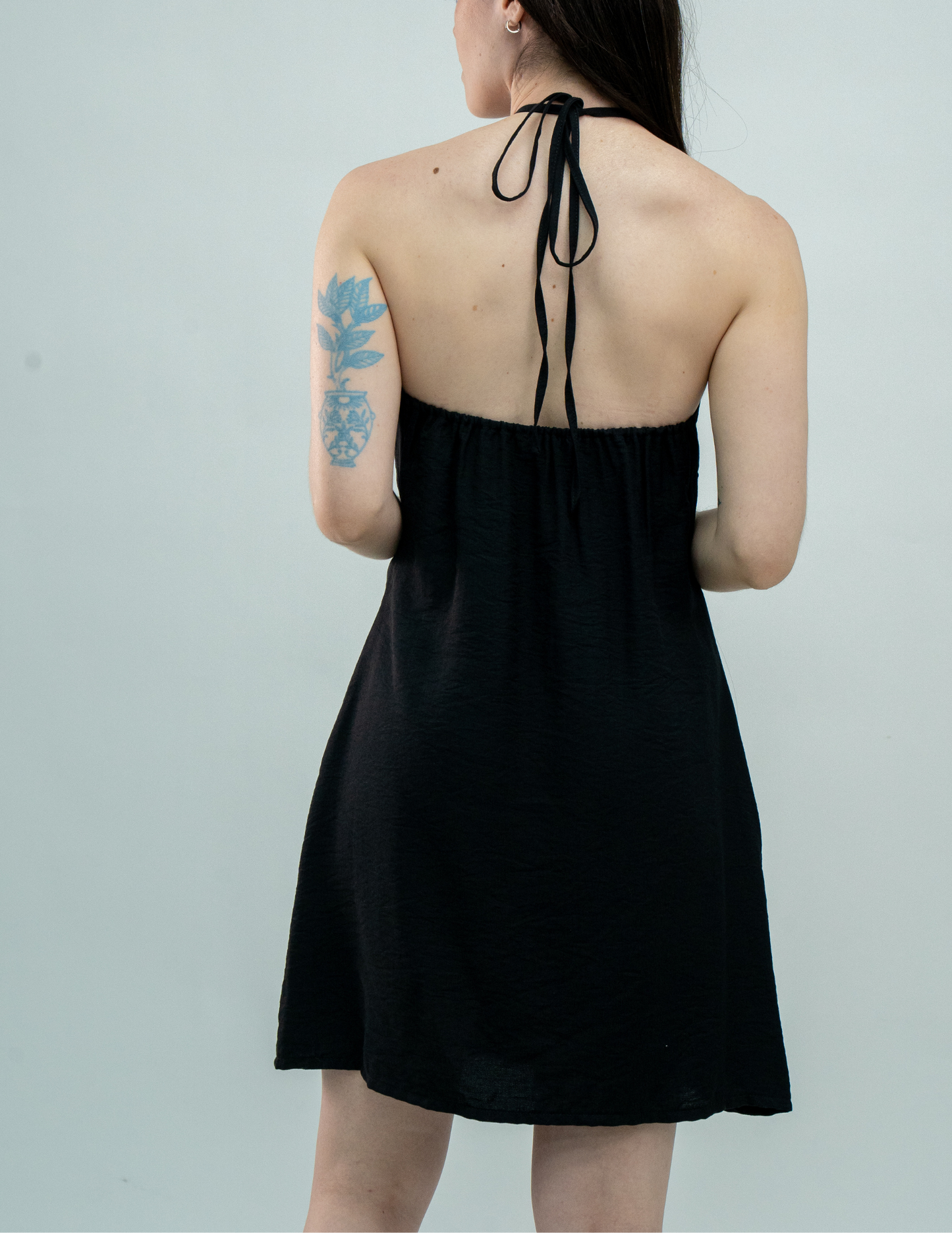 Vestido Halter Liso - Punto Sole