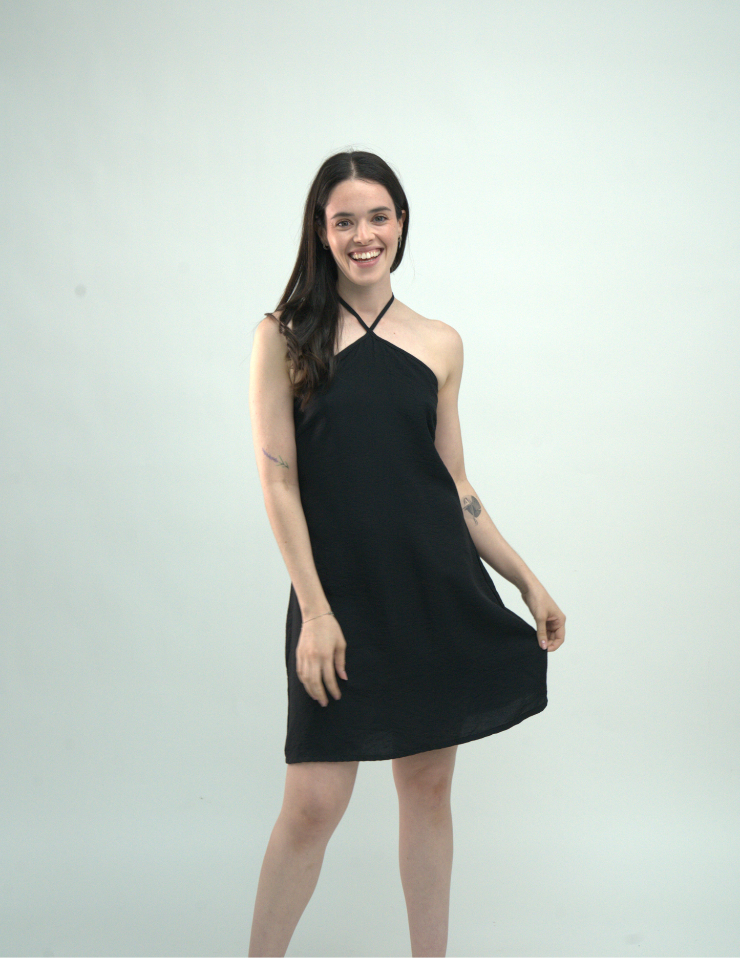 Vestido Halter Liso - Punto Sole