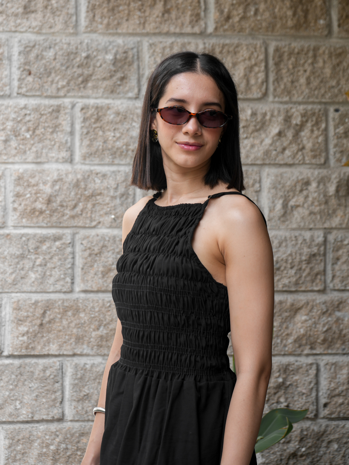 Vestido Efecto Elástico