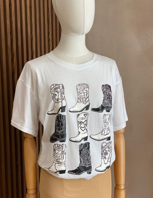 T-shirt Botas - Punto Sole