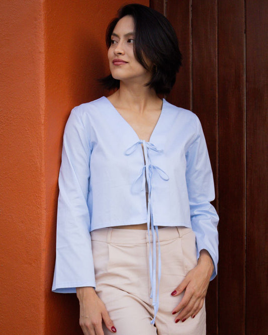 Blusa Popelina Lazos