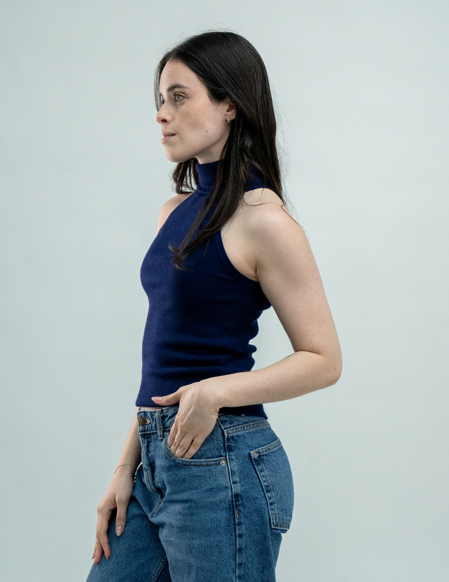 Blusa Halter Tejida - Punto Sole