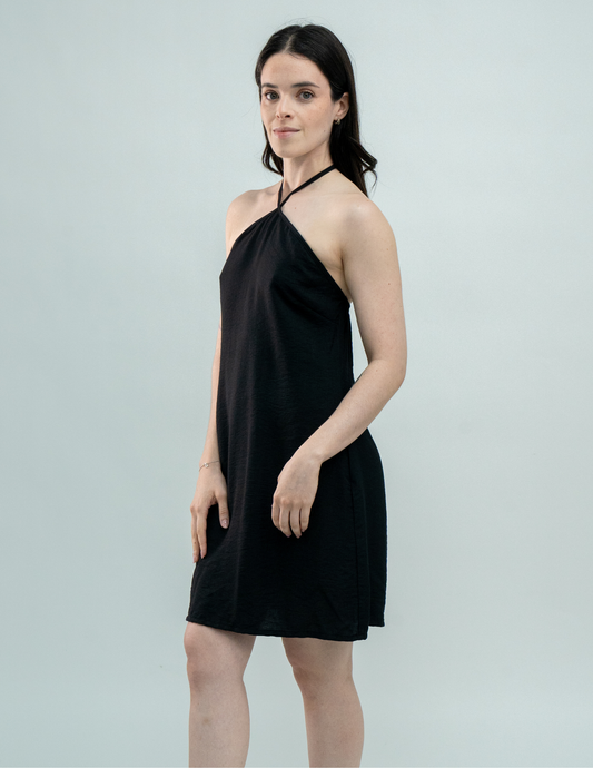 Vestido Halter Liso - Punto Sole