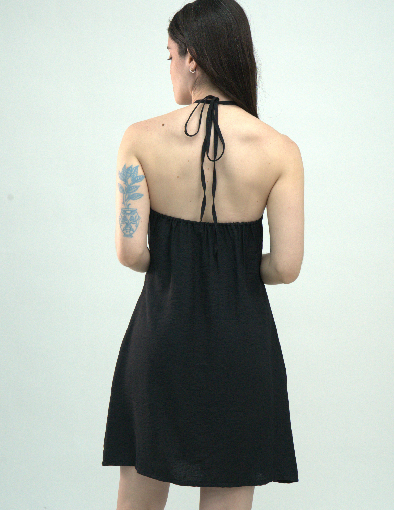 Vestido Halter Liso - Punto Sole