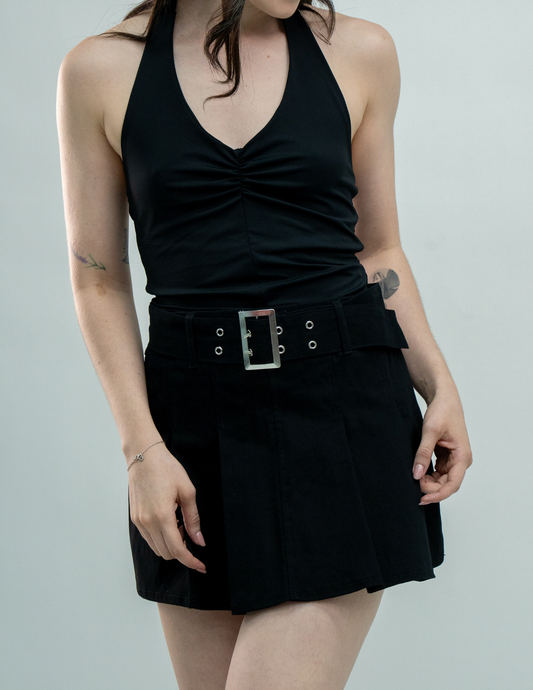 Falda Mini con Cinto - Punto Sole