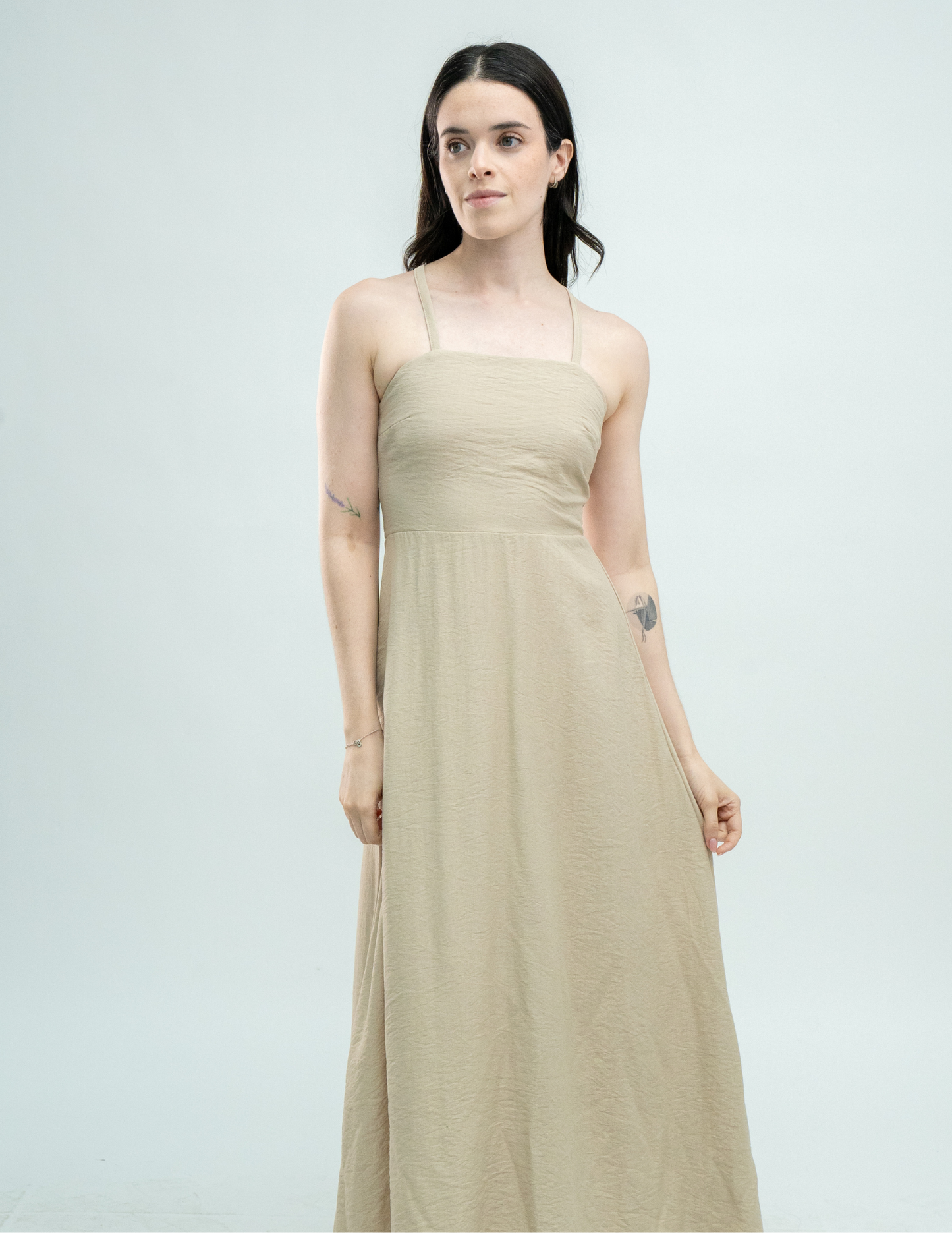 Vestido Maxi Espalda con Lazos - Punto Sole