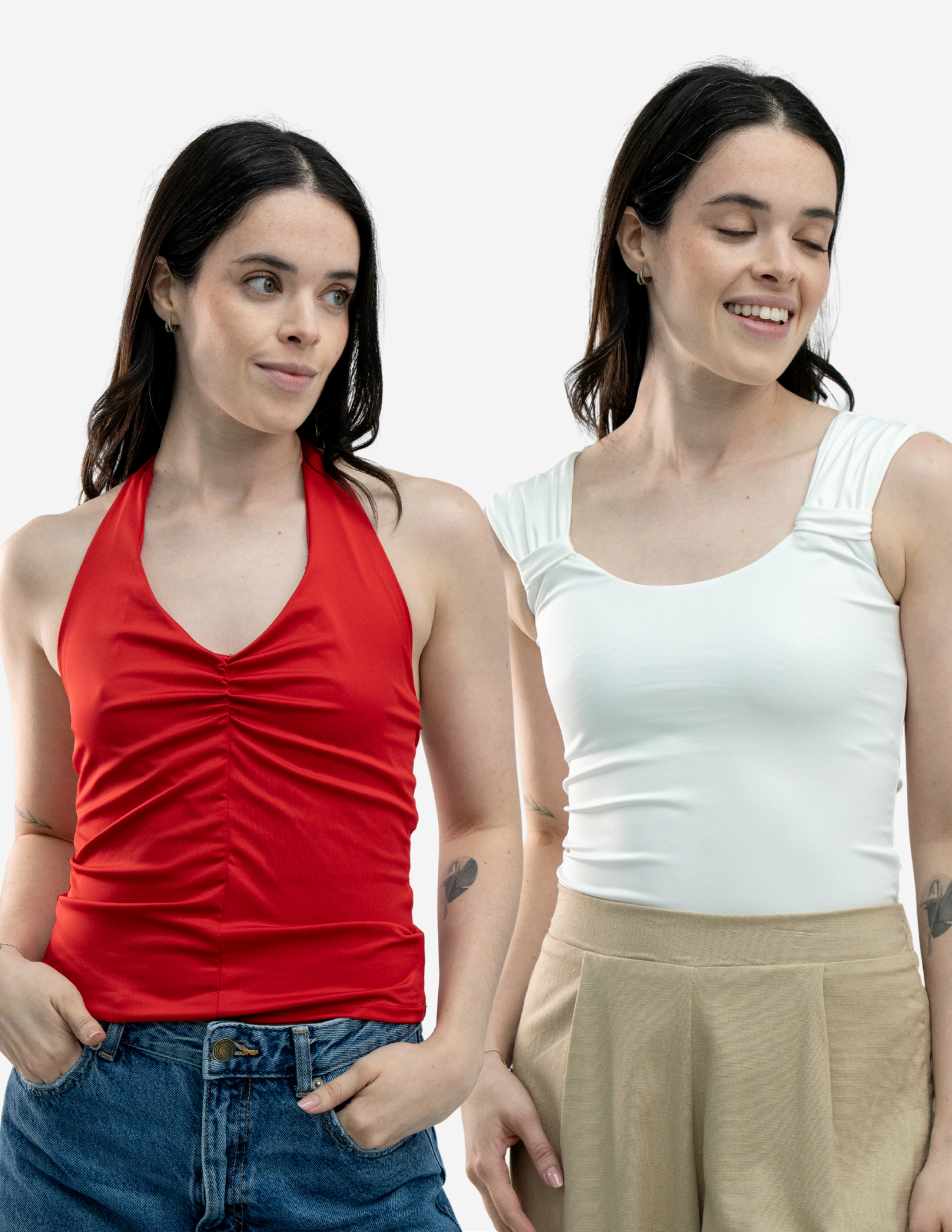 Pack Top Halter + Top Kiara - Punto Sole