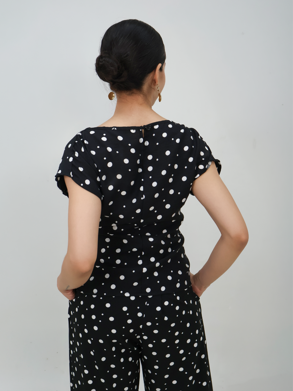 Blusa de Lino con Lazo