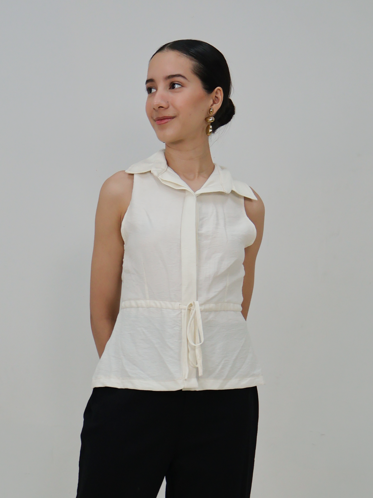 Blusa Polo con Lazo - Punto Sole