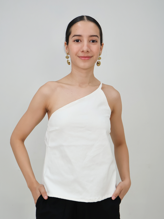 Blusa Asimétrica Tirante