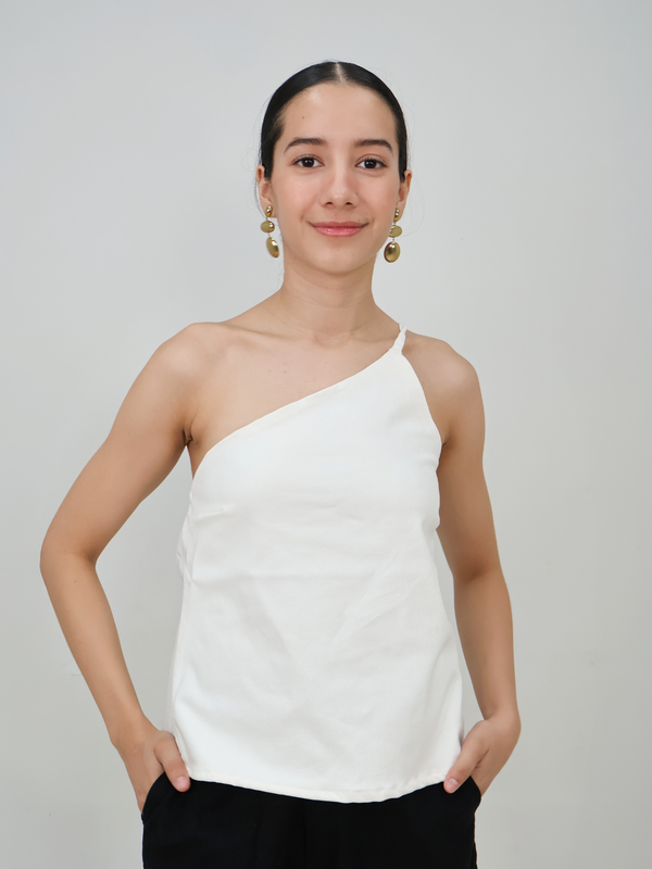 Blusa Asimétrica Tirante - Punto Sole