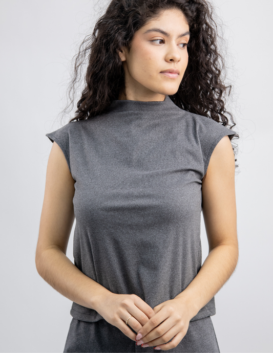 Blusa Cuello Alto