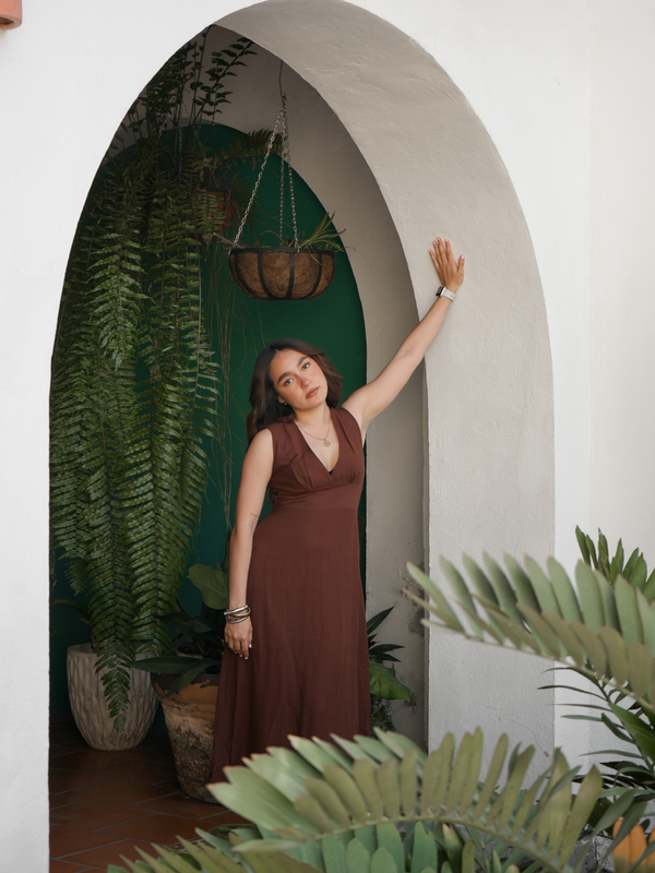 Vestido Maxi Liso - Punto Sole