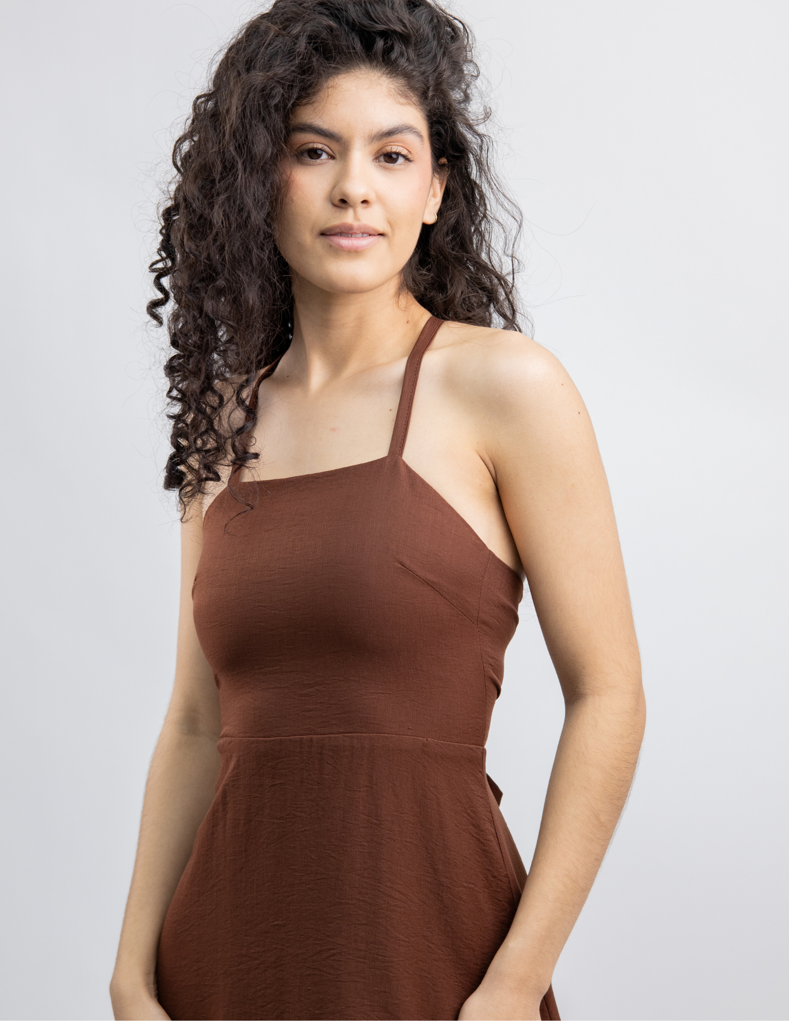 Vestido Maxi Espalda con Lazos - Punto Sole