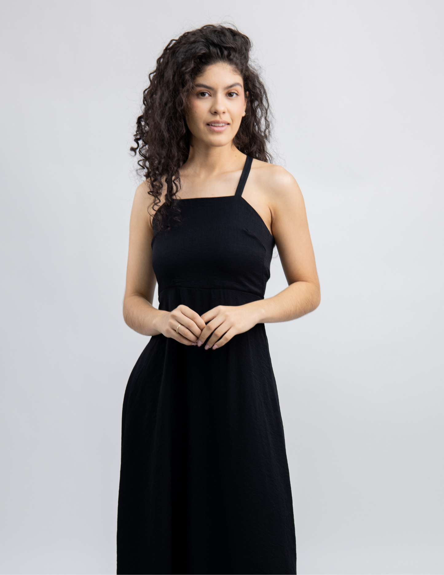 Vestido Maxi Espalda con Lazos - Punto Sole