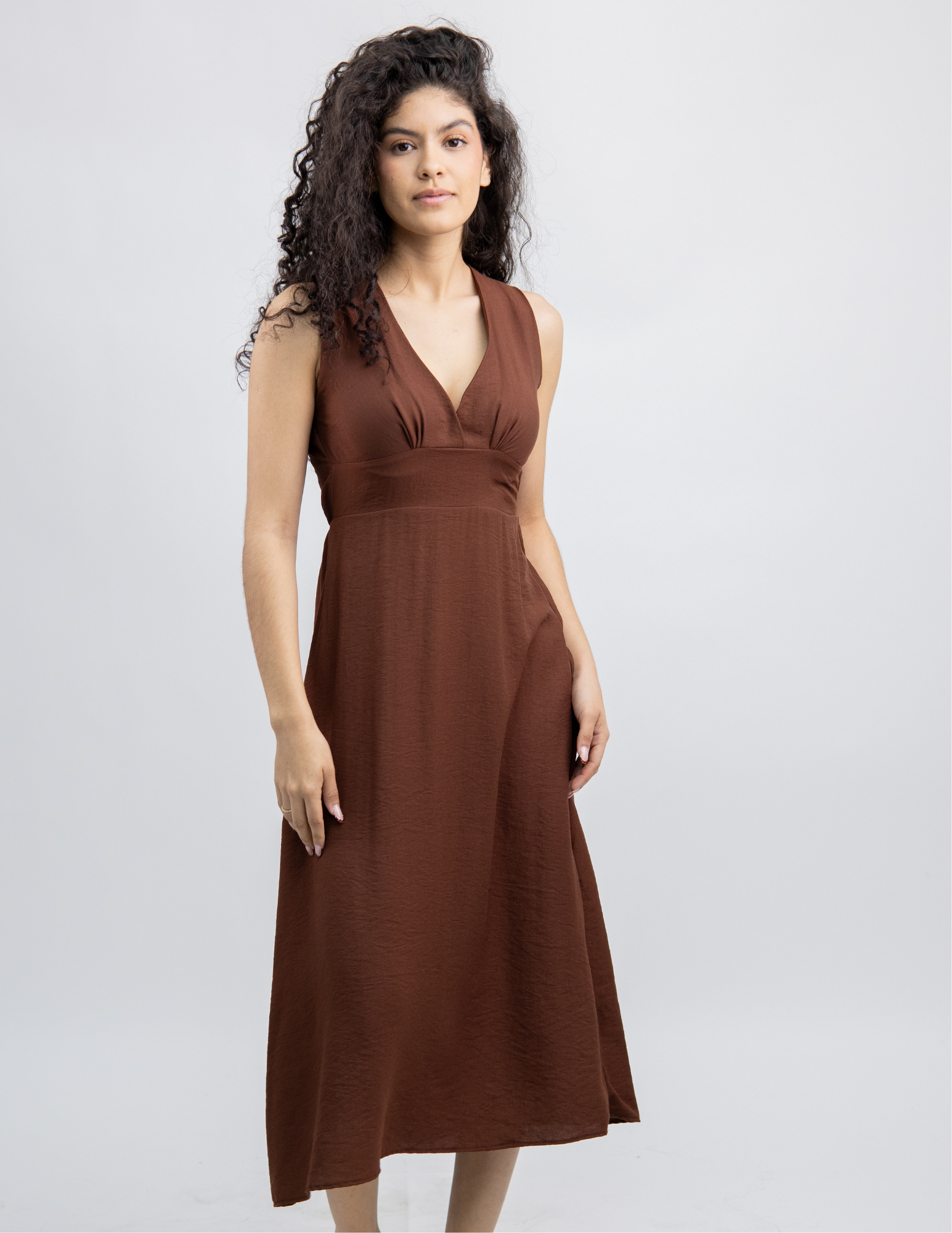 Vestido Maxi Liso - Punto Sole